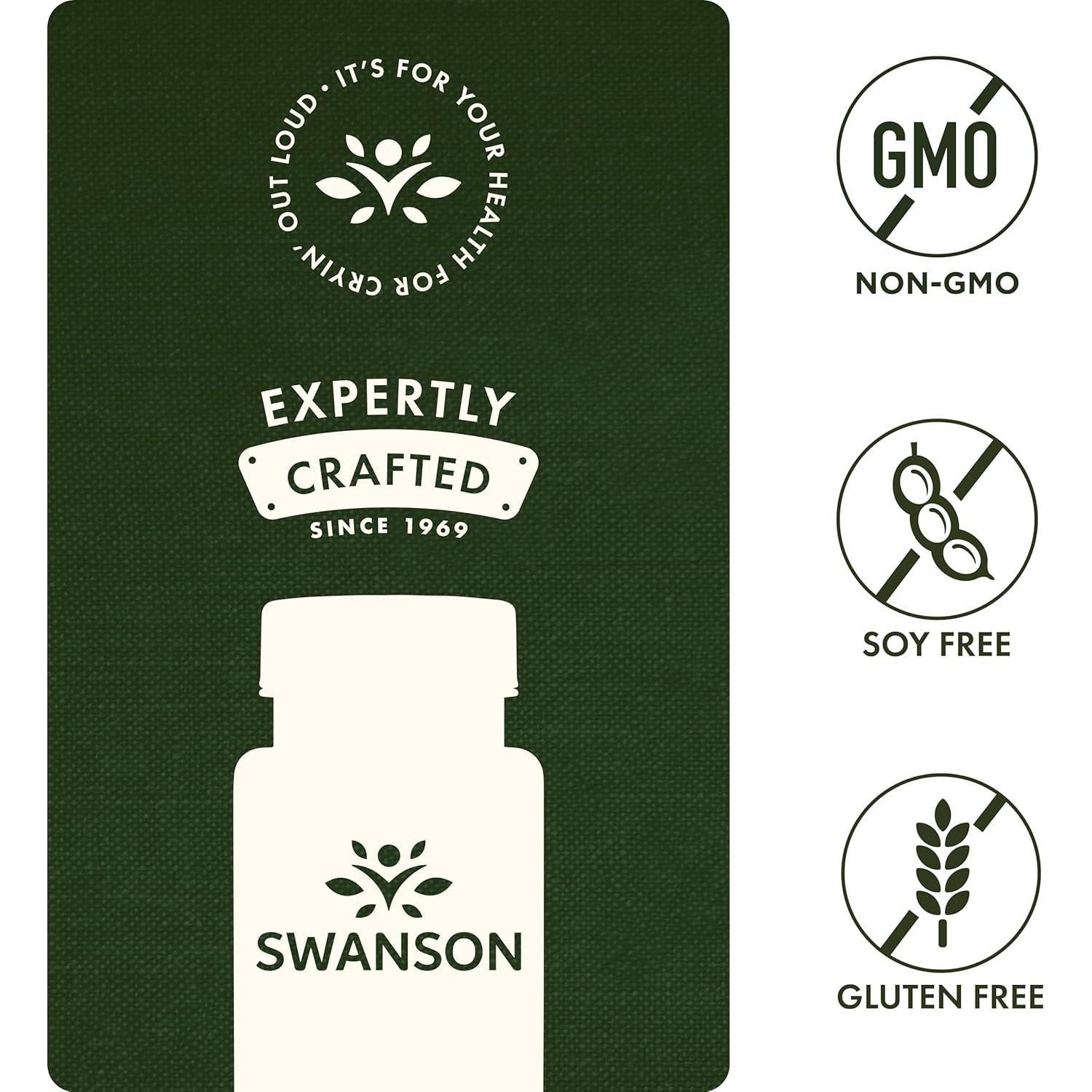 Swanson, Full Spectrum Andrographis Paniculata, 400Mg, 60 Capsules, Soya-Free, Gluten-Free, Gmo-Free