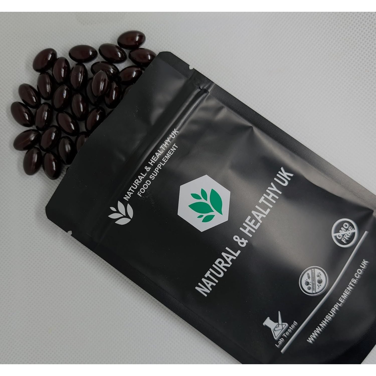 Coenzyme Q10 60 Soft-Gels - Coq10 500Mg Co Enzyme Complex with Vitamin E