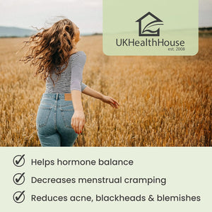 Ukhealthhouse Evening Primrose Oil – EPO Capsules, 1000Mg X 180 Softgels – High Strength Omega 6 GLA Content – Great for Skin, Immune System, Hormonal Pain, Hot Flushes & Women’S Health