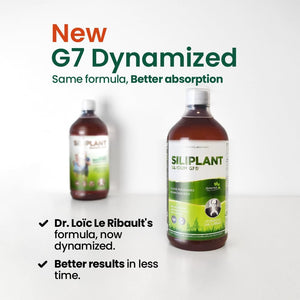G7 Siliplant Improved Formula. Liquid Silica Supplement Collagen Booster, Strengthens Bones and Joints Supplements, Boosts Skin Elasticity. 33-Day Treatment.