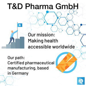 T&D Magnesium AIWA 375 Mg, No Water 20 Stickpack, Easy to Use, Orange Flavour with Micro-Pellets