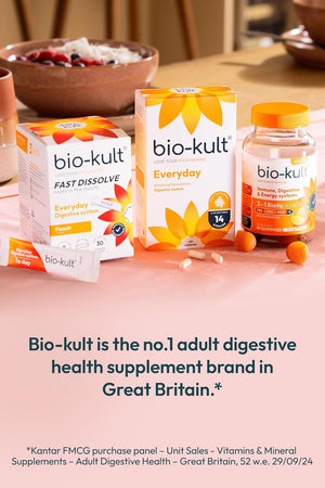 Bio-Kult Boosted Extra Strength Gut Health| 14 Strains | Probiotics for Women & Men | Immune & Digestive Support | Shelf-Stable, Non-Gmo, Gluten-Free | 60 Capsules