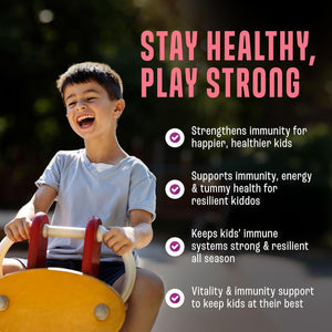 NAVEH PHARMA Postbiotics Kids Strawberry Gummies. Children’S Postbiotics, Ages 4+, 1 Trillion Good Bacteria 200X Ingredients than Probiotic or Prebiotic. Gut Health, Immunity, Digestion & Microbiome