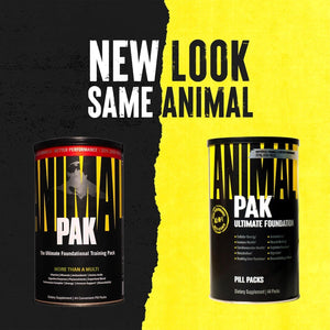 ANIMAL Pak Ultimate Foundation - 12-In-1 Multivitamin Complex with Vitamins, Minerals & Amino Acids - with Vitamin D3 K2 & Magnesium - 44 Packs of 8 Tablets Each