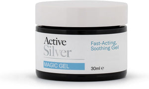 Active Silver Colloidal Silver Magic Gel (30Ml), Multipurpose Aloe Vera Gel with Colloidal Silver at 25Ppm, Use in the Home or as Part of Your Travel Kit