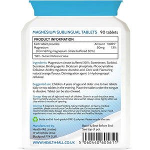 Health4All Kids Magnesium 90 Chewable Tablets for Anxiety, Sleep, Ticks. Tasty Orange Chewable Magnesium Supplement for Children 4+, Vegan, Sugar-Free | Made in UK | Alternative to Glycinate Gummies