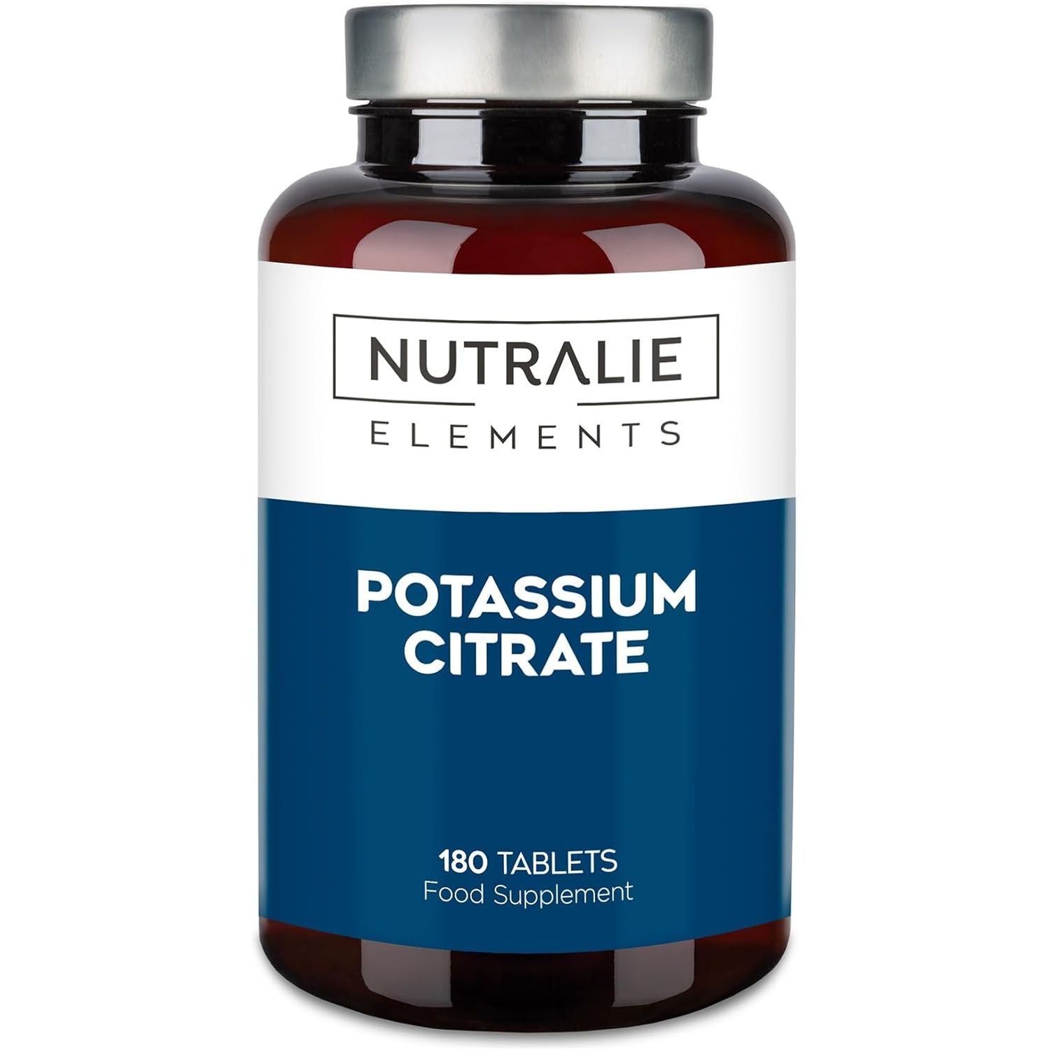 Potassium Citrate - High Dose - 2880 Mg - Pure Potassium Element +1000 Mg - Muscles - 180 Tablets - Nutralie
