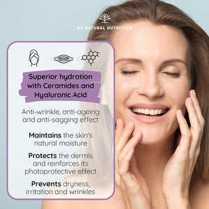 Collagen Supplements for Woman, with Retinol & Hyaluronic Acid, Ceramides and Niacin | Skin Care, Anti-Wrinkle and Anti-Aging Effect, Marine Collagen Innovative Formula | 90 Vegetable Capsules