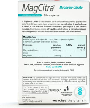 Healthaid Magcitra 60 Tablets