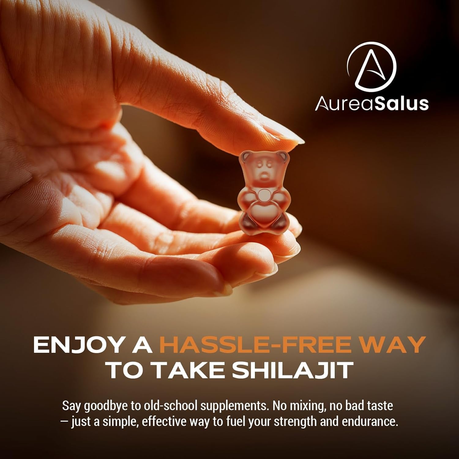 Shilajit Gummies 1400Mg – Pure Himalayan Complex with Ashwagandha, Chaga, Fulvic Acid & 85+ Trace Minerals – Vegan & Sugar-Free – 60 Gummies