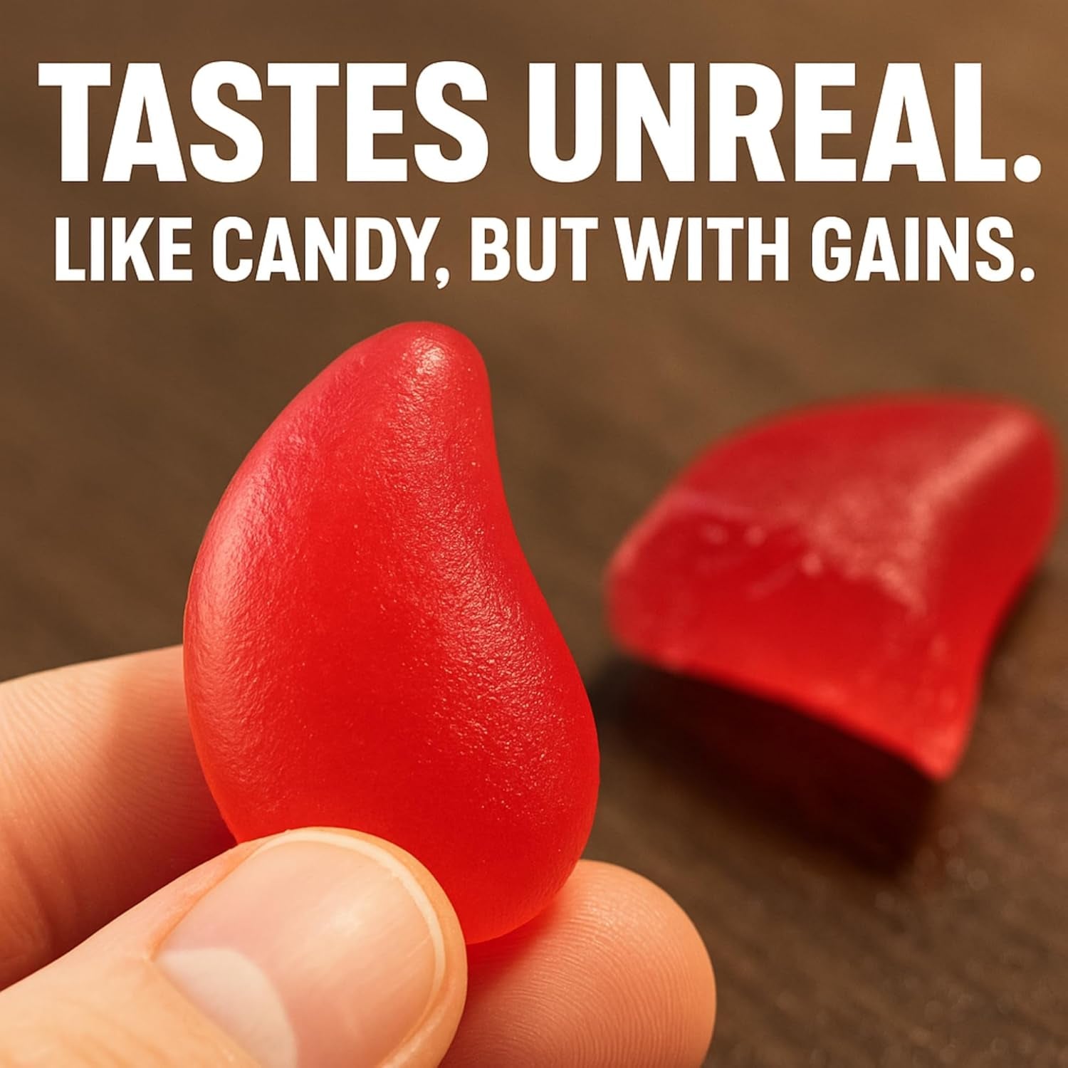 SUPTROPIC Creatine Monohydrate Gummies with Electrolytes – 5000Mg Creatine + Magnesium, Potassium & Vitamin D3 – Zero Sugar, Strawberry Flavor – 90 Gummies – Pre/Post Workout Muscle Support