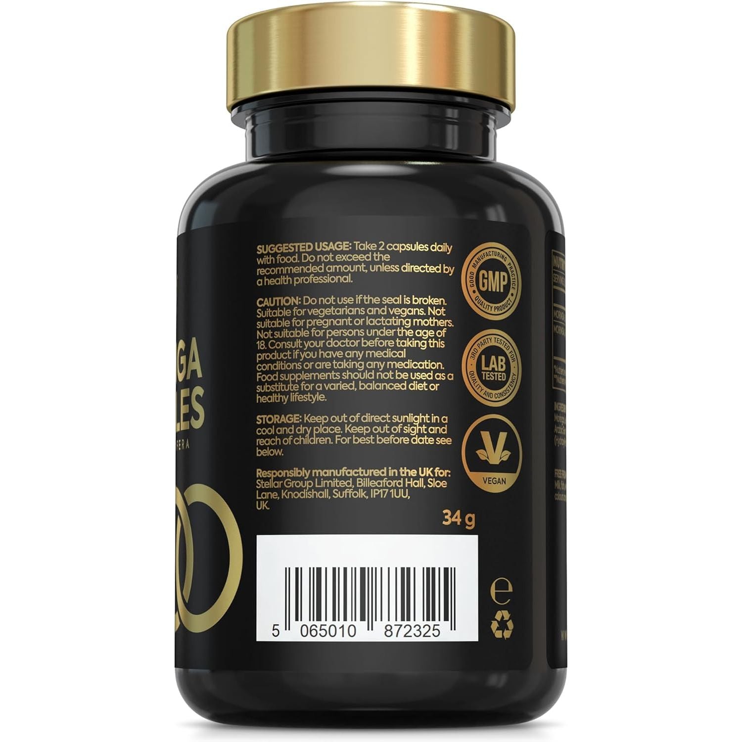 Advanced Moringa 60 Capsules 3000Mg | Two Capsules per Day for Wellness | 1 Month Supply | High Strength & Vibrant Moringa Powder for Vitality | Easy Swallow Natural Boost | Lovingly Made in the UK