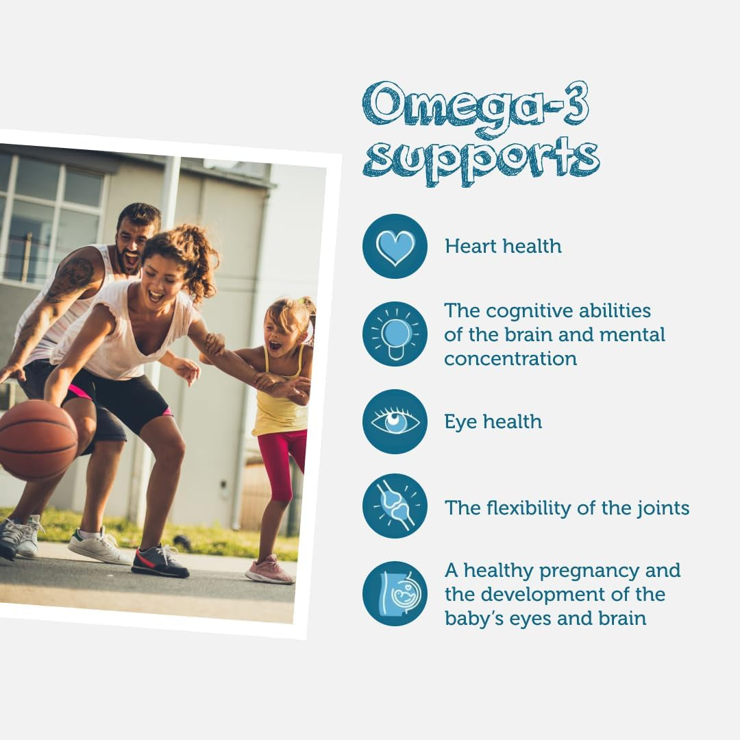 Vegan Omega 3 Supplement - High Strength 325Mg DHA + 150Mg EPA per Capsule - 1 Capsule a Day - Supports Heart, Brain, Joint Health - Plant-Based Omega 3 from Algae Oil - 2 Months Supply