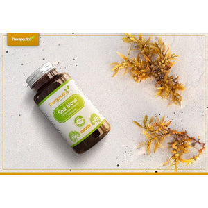 Sea Moss Capsules | Wild Harvested | 60 Veg Capsules | Full Spectrum | Chondrus Crispus | Premium Supplement | Vegan | No Binders, Fillers, Additives | UK Made