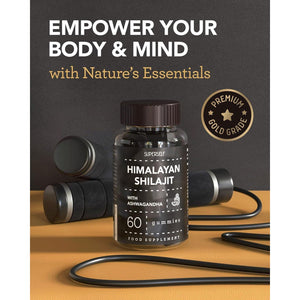 Himalayan Shilajit Gummies – Grade Gold Gummies for Men & Women with Ashwagandha & Turmeric - 2500Mg High Strength Supplement for Energy & Focus - Pure Authentic Shilajit with Fulvic Acid - Pineapple