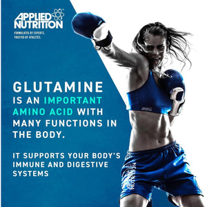 Applied Nutrition Glutamine 4K - L Glutamine 4000 Mg per Serving, Restore Amino Acid Levels (120 Capsules - 30 Servings)