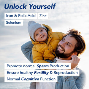 Bioman: Support Men Fertility, Sperm Quality, Testosterone Balance, Stamina & Overall Health 30+ Premium Ingredients | Grape Seed, Maca Root, Fenugreek Seeds & Selenium-30 Tablets