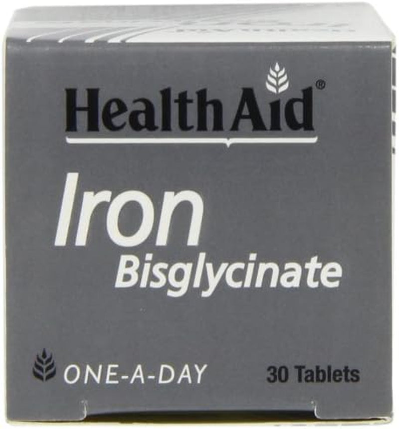 Healthaid Iron Bisglycinate - 30 Vegetarian Tablets