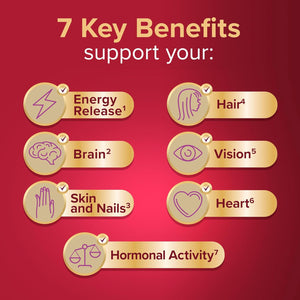 Seven Seas Perfect7 Woman Plus, Multivitamin for Women with Omega-3, Vitamin D and Zinc for Women’S Health Support 1-7, 30 Tablets plus 30 Capsules, 1 Month Supply