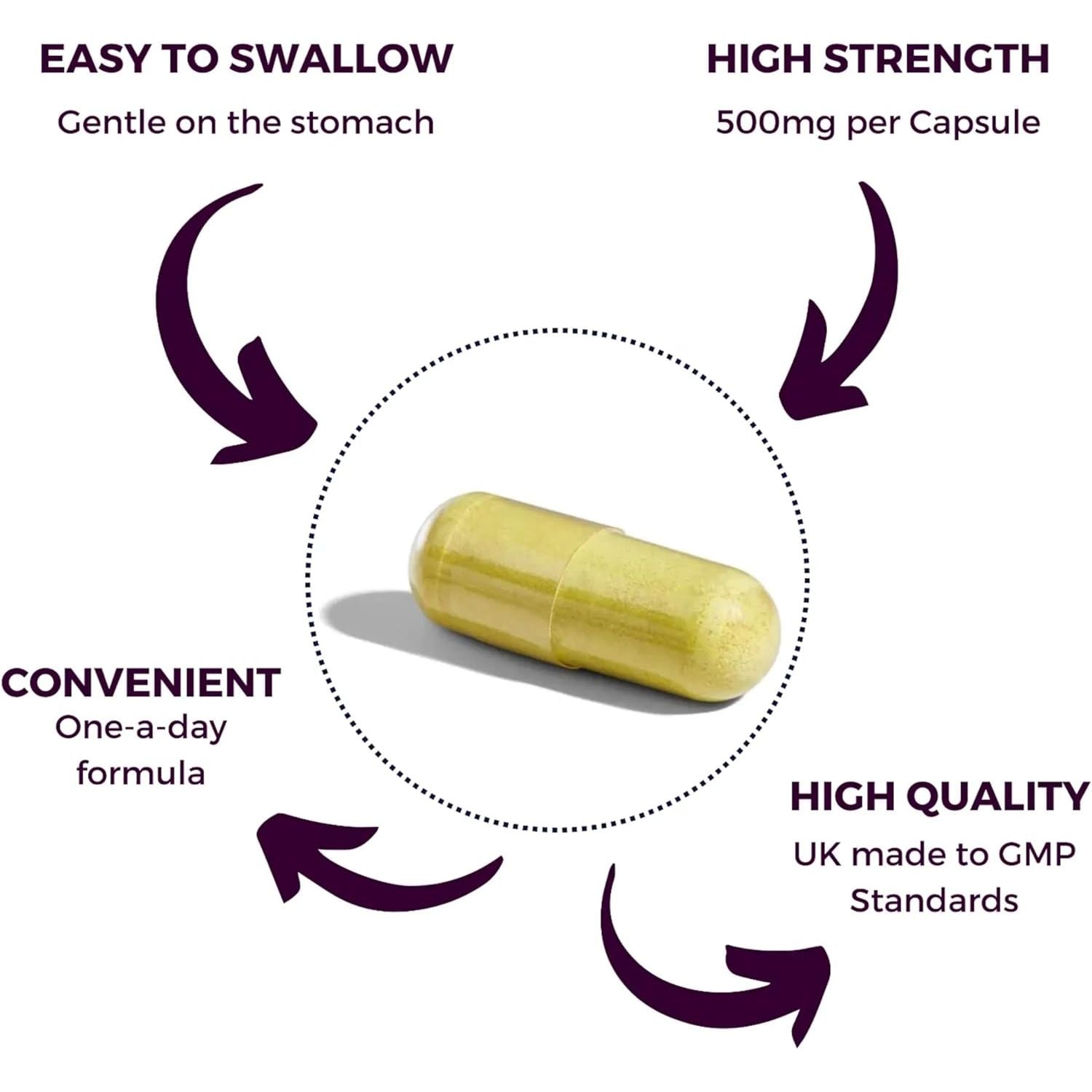 Nutripact Berberine Supplement with Chromium Picolinate and Black Pepper - 60 Vegan Capsules (Not Tablets) High Strength 500Mg - Made in the UK