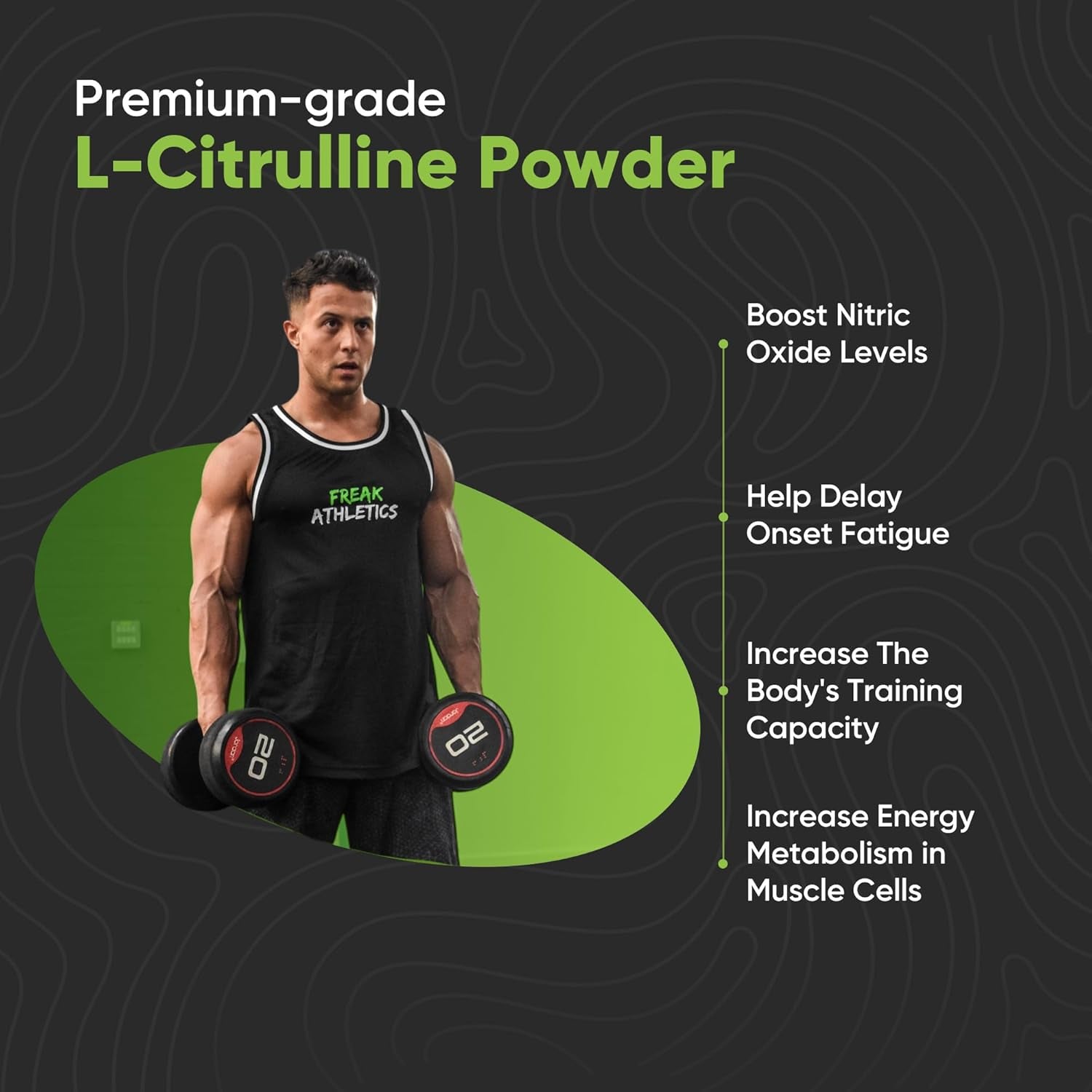 L-Citrulline Powder 500G Unflavoured by Freak Athletics