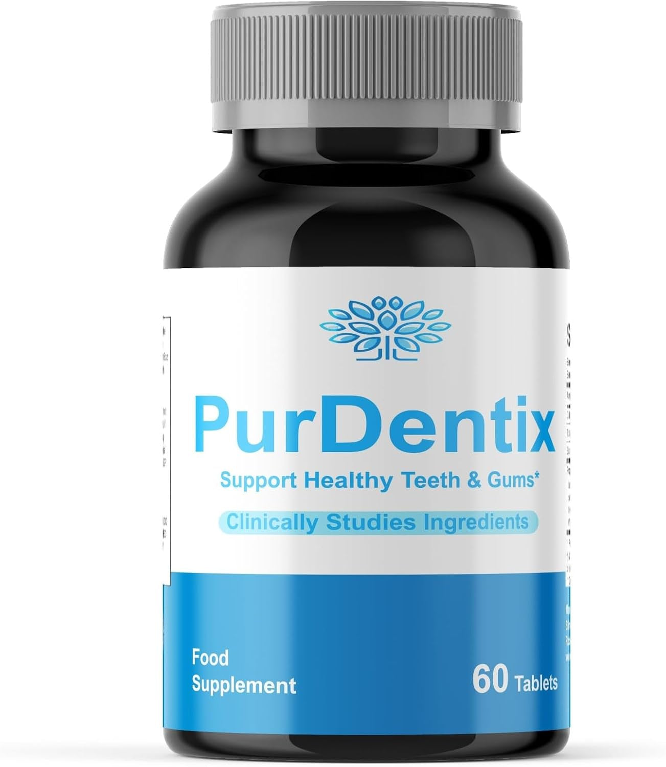 Purdentix - All Natural Teeth & Gum Care Supplement with Probiotics, Supports Oral Health, Fresh Breath, Vegan, 60 Tablets,Slim Warriors