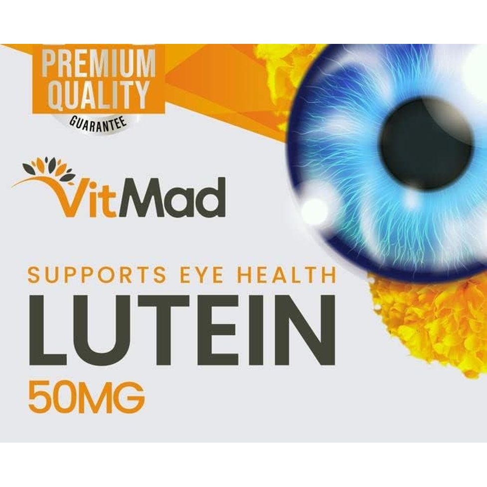 Lutein 50Mg 120 Tablets Supports Vision Eye Health Supplement