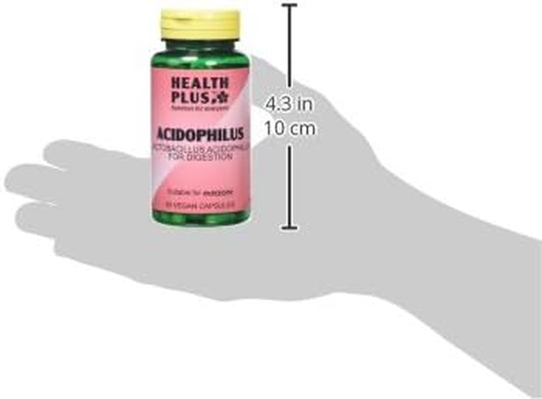 Health plus Acidophilus Probiotic Digestive Health Supplement - 90 Capsules