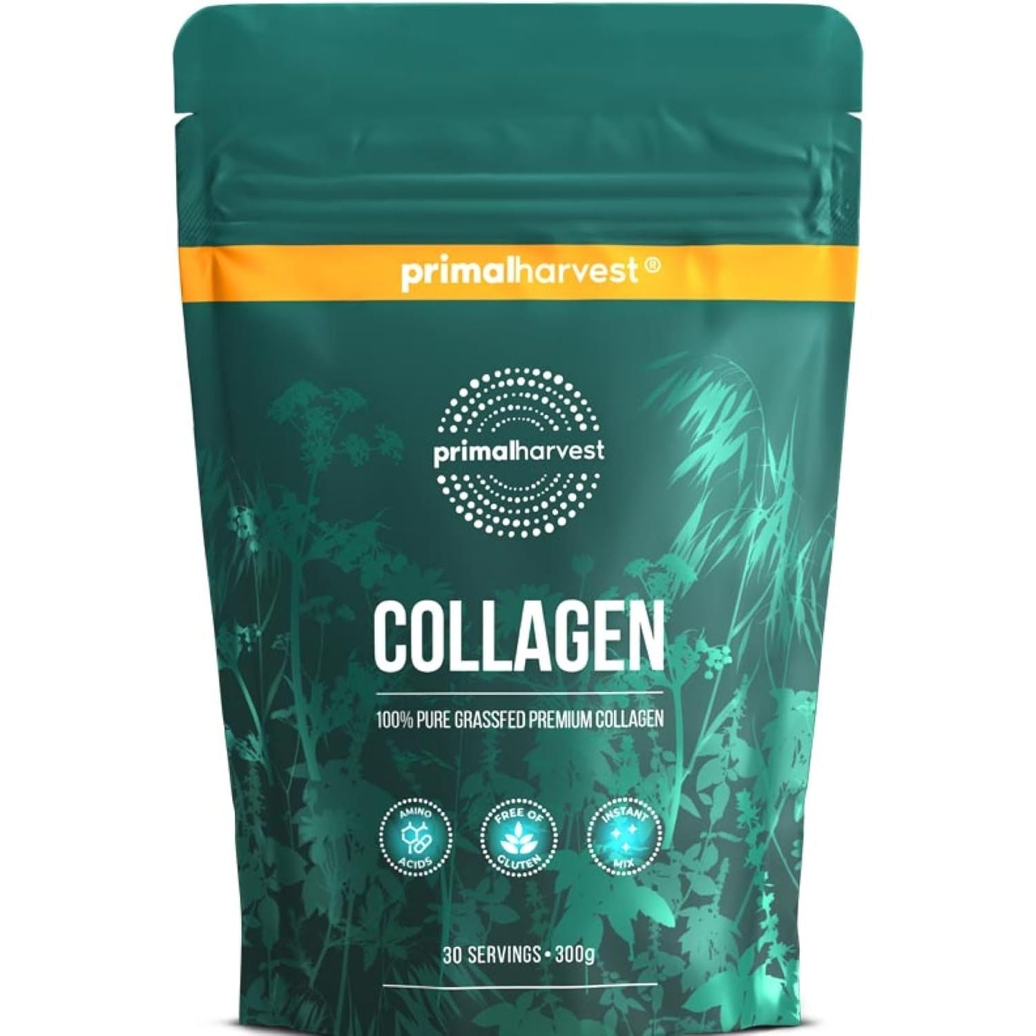 Primal Collagen by Primal Harvest - Powder Supplement with Types I & III Peptides to Help Improve Hair, Nails & Joints, for Men & Women,1 Pack: 30 Servings