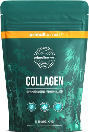 Primal Collagen by Primal Harvest - Powder Supplement with Types I & III Peptides to Help Improve Hair, Nails & Joints, for Men & Women,1 Pack: 30 Servings