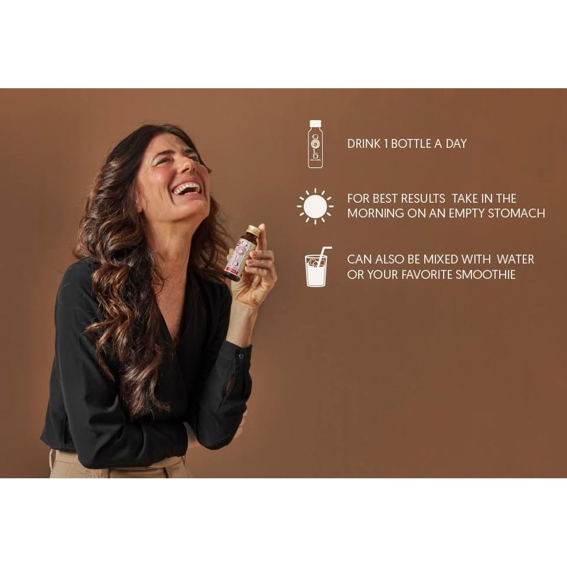 GOLD COLLAGEN Forte - anti Wrinkle Collagen Supplements for Women & Men with Biotin, Vitamin C, Hyaluronic Acid, Marine Collagen for Hair Skin Nail - Antioxidant, Immune System Booster 1 Pack 10X50 Ml