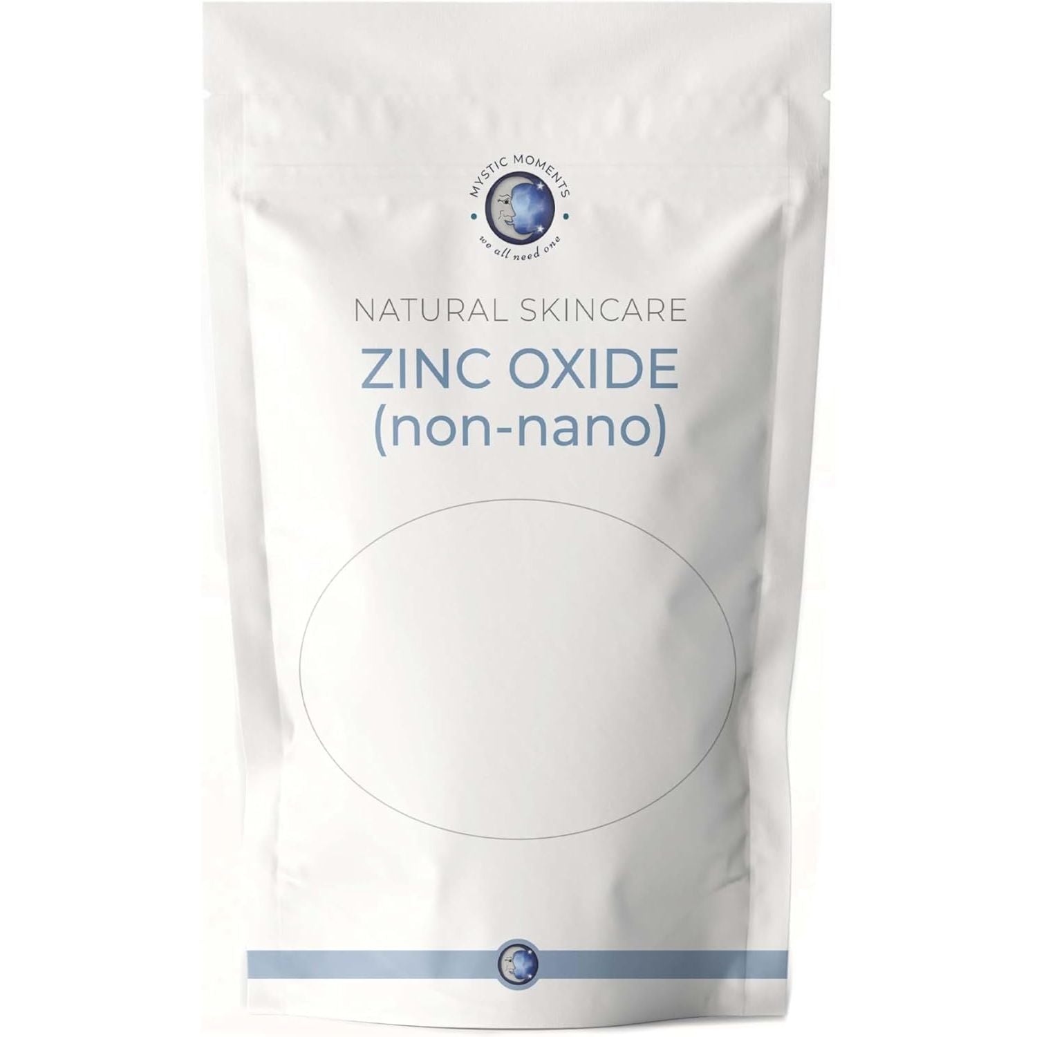 Mystic Moments | Zinc Oxide Powder Non-Nano 500G | Cosmetic Grade | Mineral-Based White Powder | External Use Only | Ideal for DIY Skincare, Soaps & Creams
