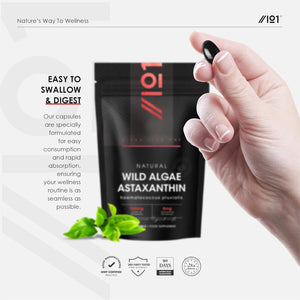 Wild-Algae Astaxanthin 160Mg - High Strength Providing 8Mg Astaxanthin Antioxidant - 90 Softgels - Resealable and Recyclable Pouch by Alpha01