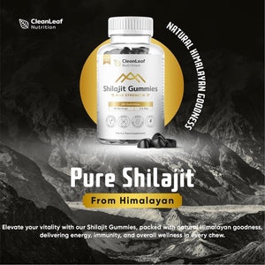 Shilajit Gummies – Extra Strength Formula | Sourced from Himalayan Shilajit | Naturally Rich in Fulvic Acid & 85+ Essential Minerals | Supports Energy, Vitality & Immunity | 60 Gummies