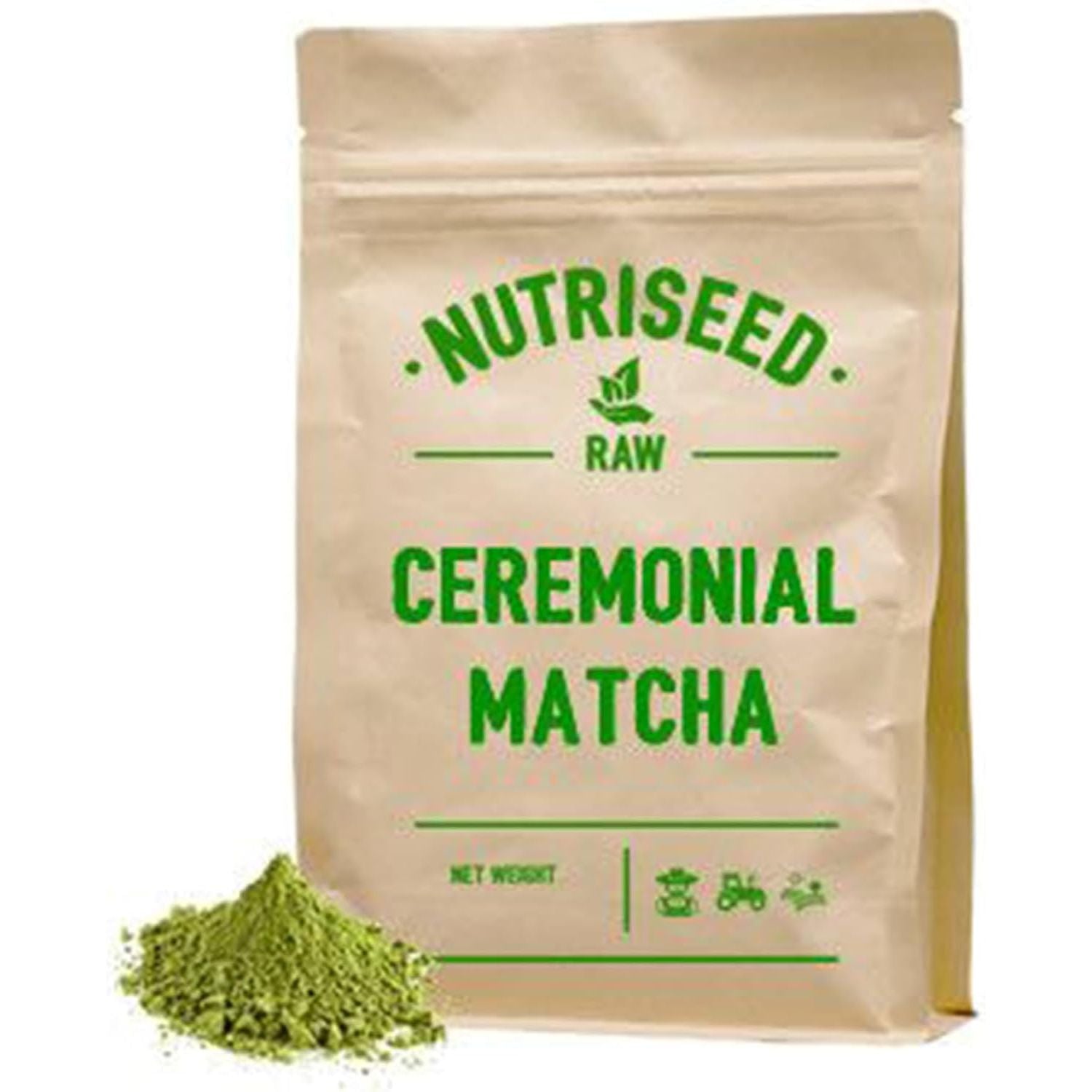 Nutriseed Matcha Green Tea Powder 50G - 100% Matcha Tea Powder, Rich in Antioxidants, L-Theanine & Fibre, Vitamins & Minerals, Boosts Energy, Cleanses Body, Vegan Friendly & Gluten Free, 25 Servings