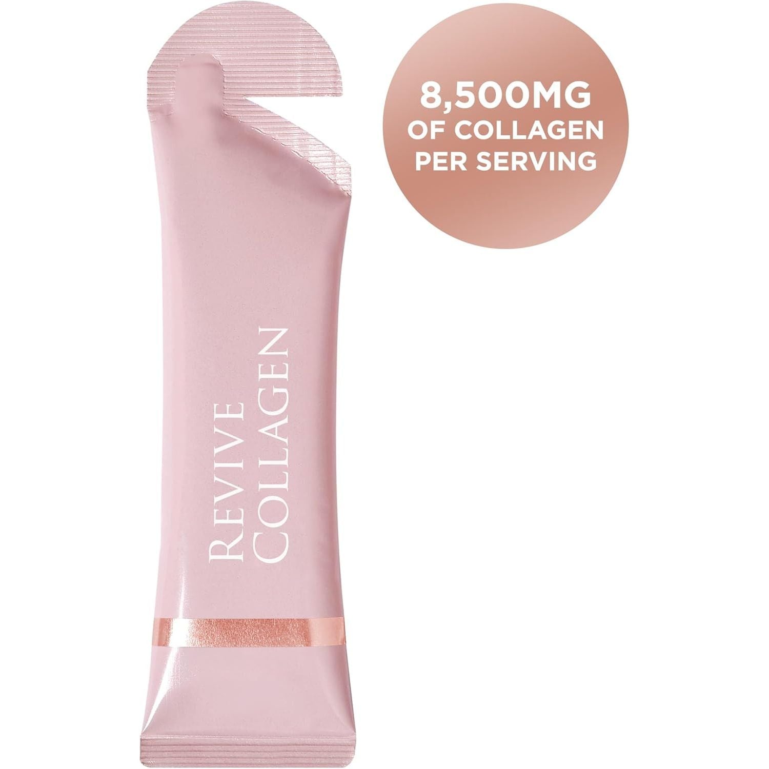 Revive Collagen Premium 8,500Mg Hydrolysed Marine Collagen Drink with Added Hyaluronic Acid & Aloe Vera for Healthy Skin, Hair, Nails & Joints | Lemon & Lime | 28 X Sachets