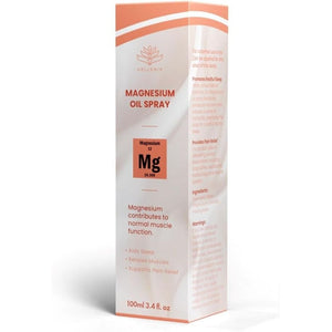 Magnesium Oil Spray 100Ml | Natural Repair Magnesium Spray for Sleep, Restless Legs, Sore Muscles | Menopause Relief | Vegan | by Hellenia
