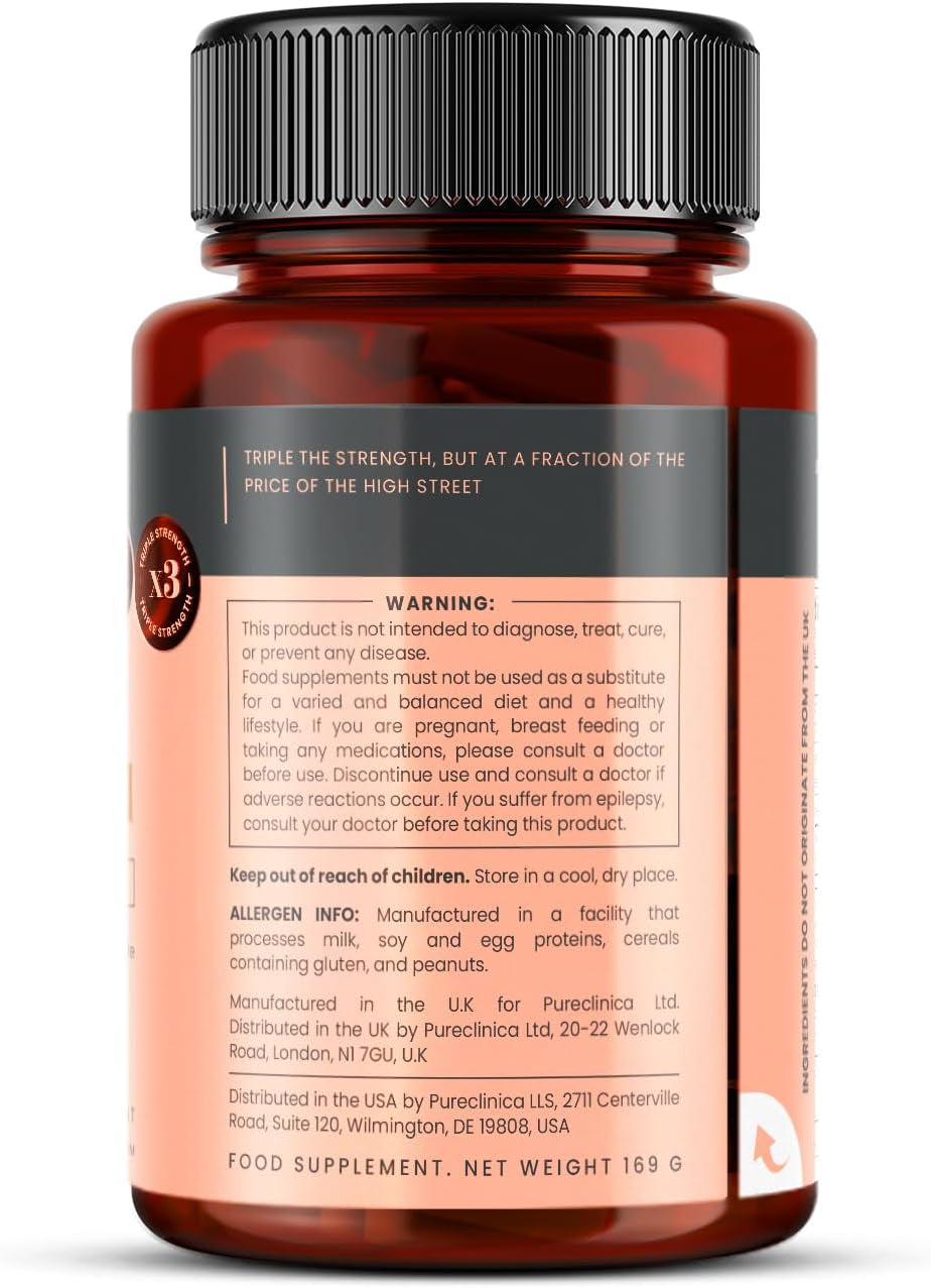 Triple Strength Hyaluronic Acid Supplement – 300Mg per Tablet | 180 Tablets | 6 Months Supply.