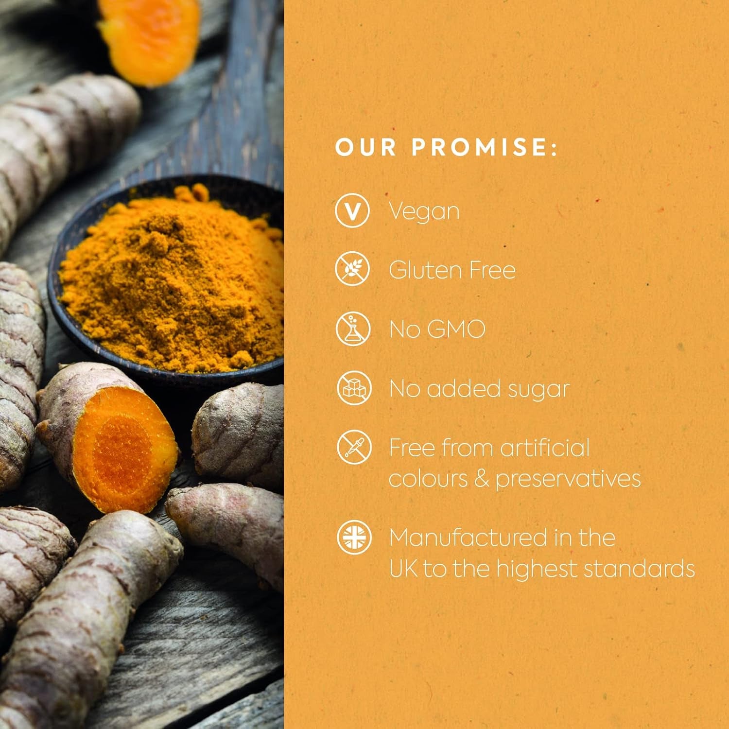 Lifeplan Super Herbs Curcumin 500Mg (60 Capsules) — with Vitamin C and Manganese and Piperine — 60-Day Supply