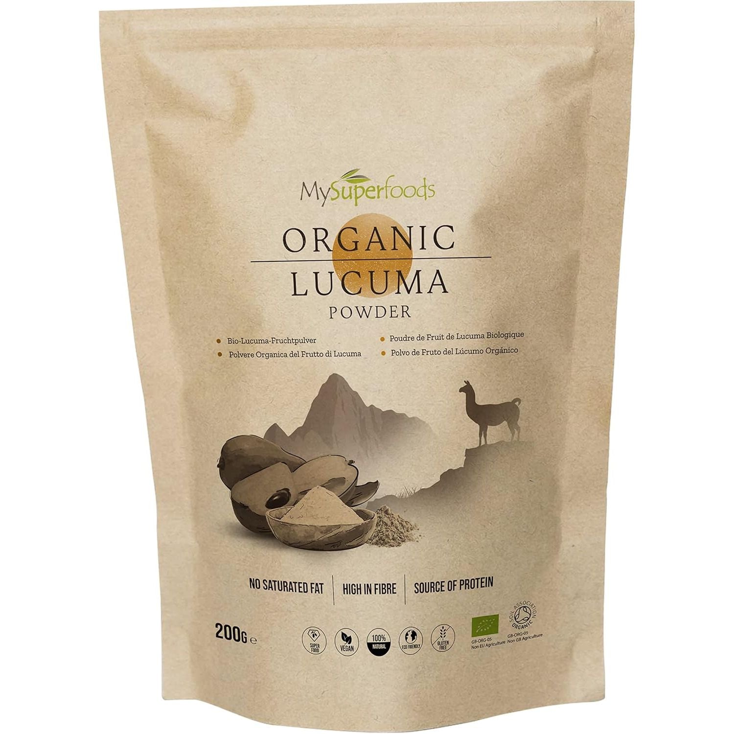 Mysuperfoods Organic Lucuma Powder 200G, Natural Source of Antioxidants