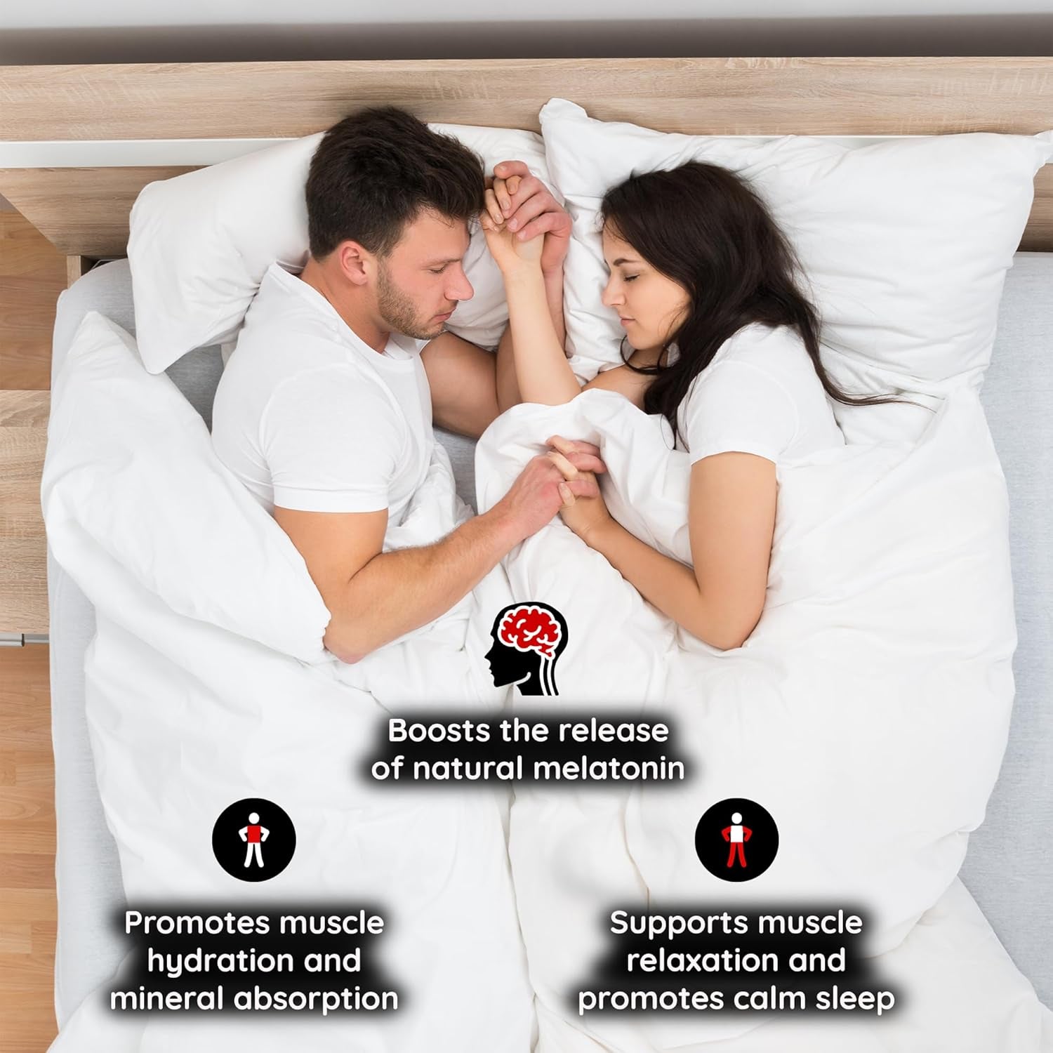 Magnesium Complex Sleep Nutrition - Improve Your Sleep Experience - 1363Mg Mag Complex with High Bioavailability – Improves Overnight Hydration - Made in UK - 60 Vegan Capsules - up to 2-Months Supply