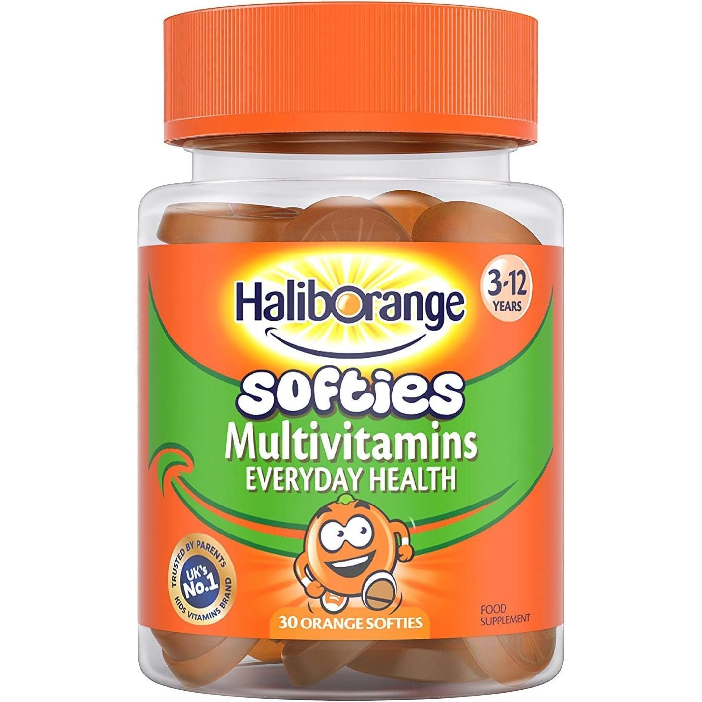 Haliborange Kids Orange Multivitamin Softies, Capsule, 30