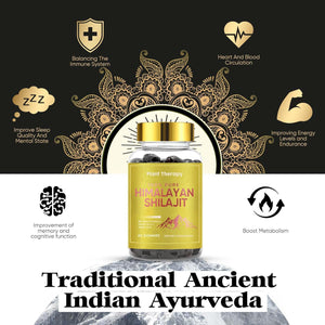 Shilajit Gummies 1500Mg, Pure Himalayan Shilajit with 85+ Trace Minerals & Fulvic Acid, for Energy, Metabolism & Focus