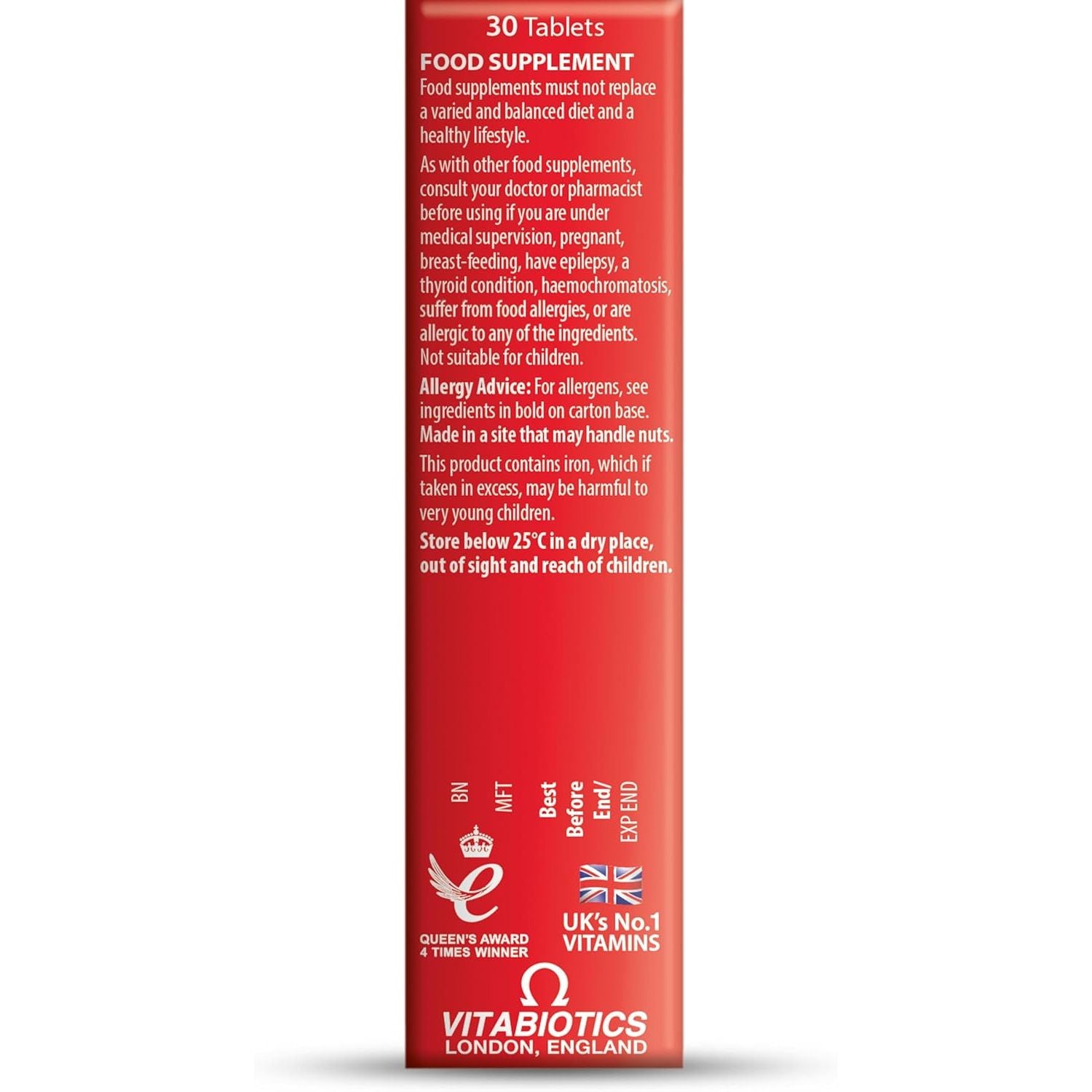 Vitabiotics Cardioace Original - 30 Tablets
