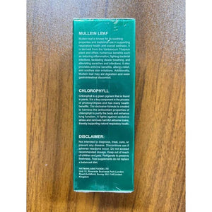 Mullein Drops for Lungs, 2 Pack Powerful Mullein Leaf Extract for Lungs Cleanse and Healthy Breathing, 2 Month Supply, 60Ml