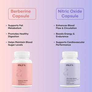 Mars Nitroburn Combo: Powered by Nitric Oxide & Himalayan Berberine - Pack of 1