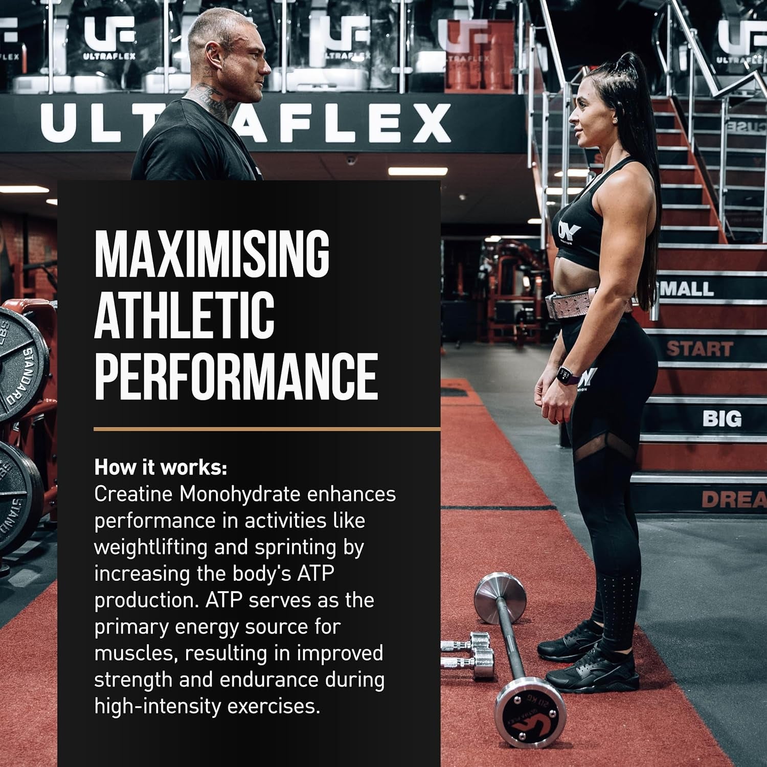 DY Nutrition Pure Creatine Monohydrate Powder 300 G, Unflavoured X60 Servings, 2 Month Supply – Increases High Intensity Performance. Gluten Free, Vegan Friendly Supplement