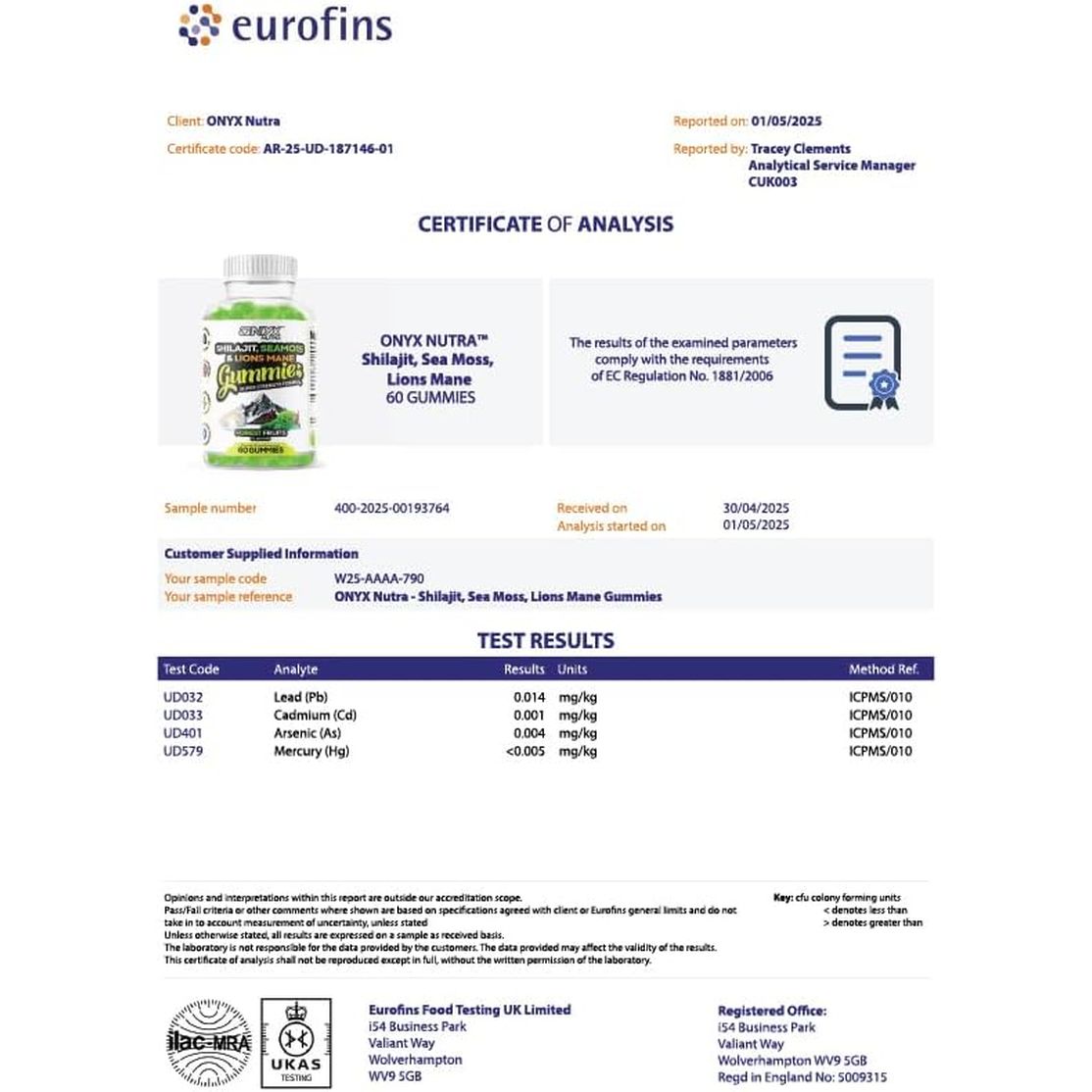 Onyx Sea Moss, Shilajit, Lion'S Mane Complex 60 Gummies Vitamin D3 & C - 5 in 1 Natural Energy, Focus, Immunity and Gut Health Support Wellness Supplement