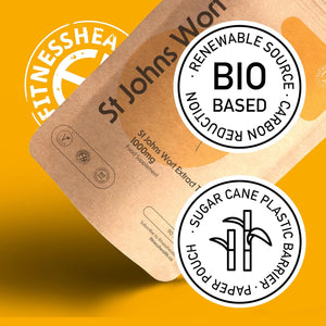 Fitness Health ST Johns Wort Tablets | Relief of Slightly Low Mood & Mild Anxiety | High Strength Supplement | Vegan Tablets & UK Made | High Strength St. John'S Wort Supplement | 1000MG (90 Tablets)