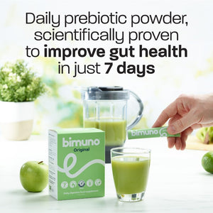 BIMUNO Prebiotic Fibre Supplement for Gut Health | High-Fibre Tasteless Soluble Powder | Supports Digestive Function | Suitable for Vegetarians | 30-Day Supply